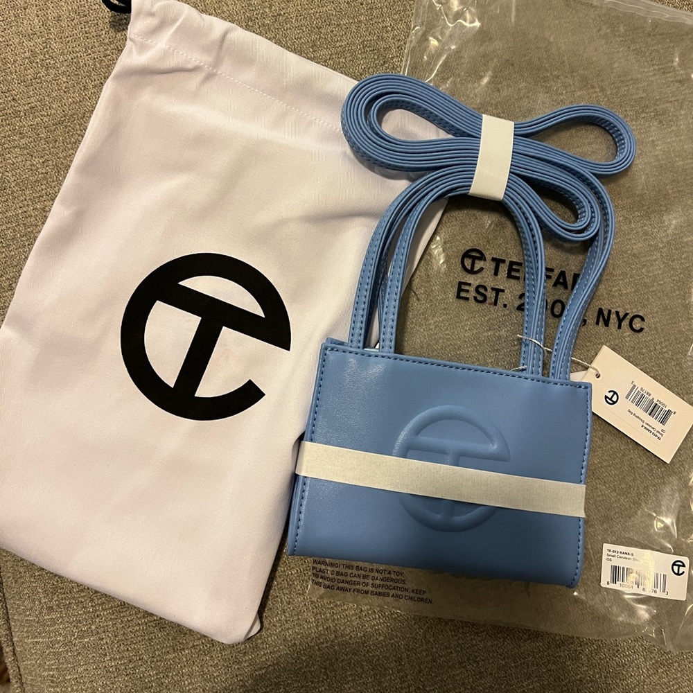 Telfar Small Cerulean Shopping Bag